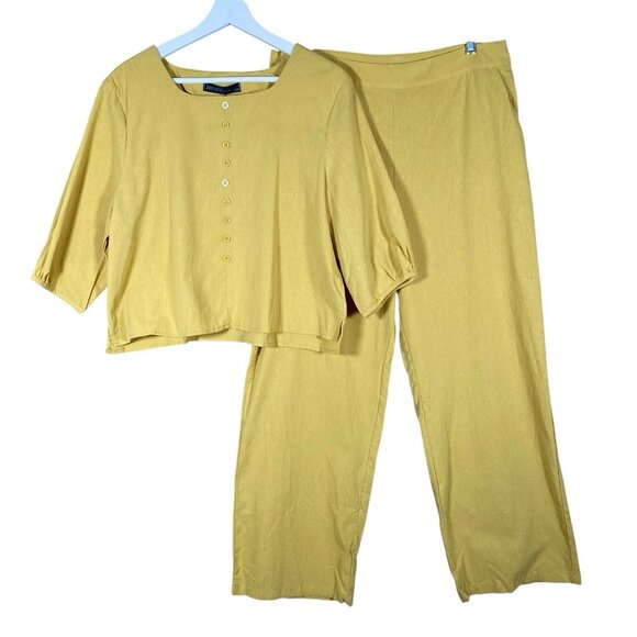 Zanzea Pants - ZANZEA Women's 2 Piece Matching Lounge Set Size XXL 100% Cotton Summer Travel